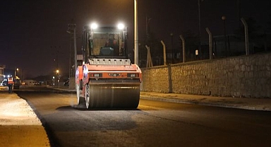 Afyonkarahisar Kamyon Garajı Yolu Asfaltlanıyor