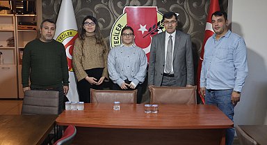 Başkan Kahveci'den Kütahya Gazeteciler Cemiyeti'ne ziyaret