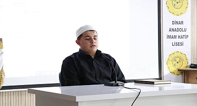 Dinar'da Genç Hafızlar Hünerlerini Sergiledi