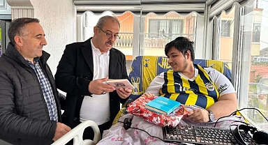 MHP Menemen'den İbrahim'e Destek Ziyareti