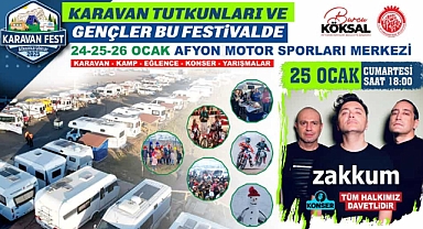 Afyonkarahisar'da Karavan Festivali Başlıyor