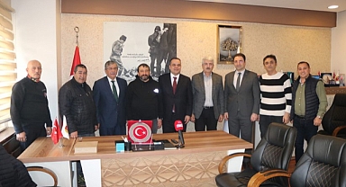 Medya-İş ve TGK Yetkililerinden Afyon Gazeteciler Cemiyeti'ne Ziyaret