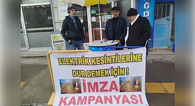 Sultandağı'nda Elektrik Kesintilerine Tepki: Halka Açık İmza Kampanyası Başlatıldı