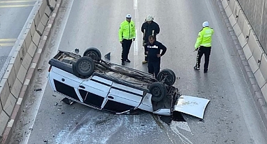 Afyonkarahisar’da Alt Geçitte Korkutan Kaza! 3 Kişi Yaralandı