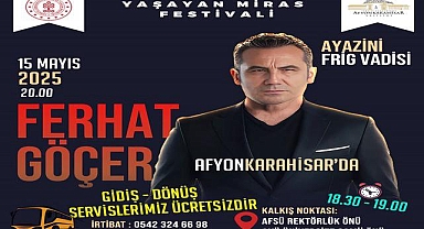 Afyon’da Kültür Festivali Rüzgarı: Yaşayan Miras Festivaline Yoğun İlgi Bekleniyor