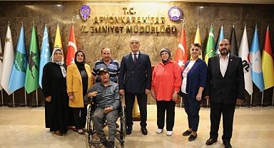 Gönül Dostları Derneği’nden Emniyet Müdürü Erol’a Hayırlı Olsun Ziyareti