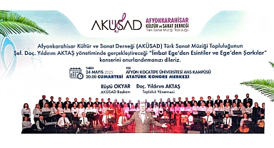 “İmbat” Konseriyle Ege Rüzgarı Afyon’da Esecek
