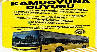 Vatandaşlara Duyuru: Otobüslerde Nakit Ödeme Sona Eriyor