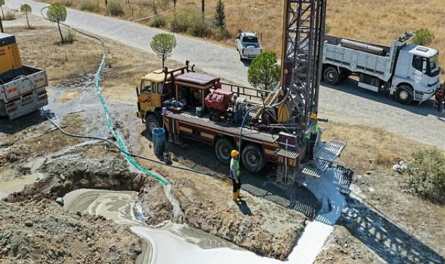 Aydın’da yeni su kaynakları için sondaj çalışmaları sürüyor