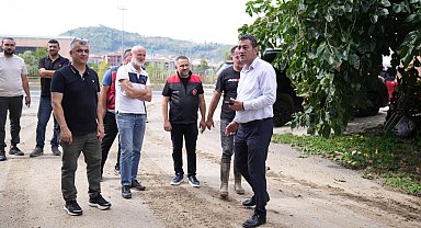 Başkan Köse, yağıştan etkilenen bölgelerde incelemelerde bulundu
