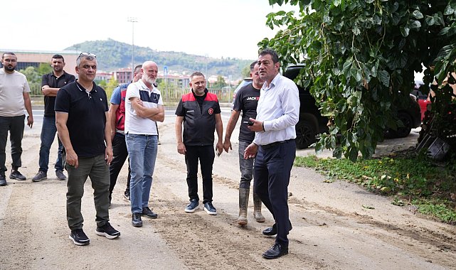 Başkan Köse, yağıştan etkilenen bölgelerde incelemelerde bulundu