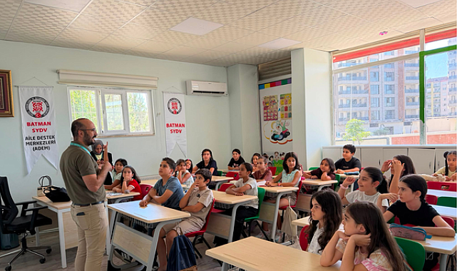 Batman’da çocuklara sağlıklı yaşam eğitimi