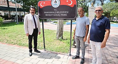 Behçet Güleç Parkı yenilendi, Akköy’de vatandaşların kullanımına açıldı