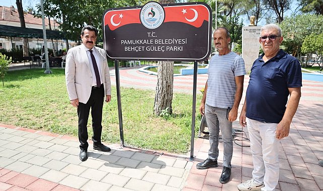 Behçet Güleç Parkı yenilendi, Akköy’de vatandaşların kullanımına açıldı