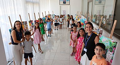 Bodrum’da Sayılarla Tuval Boyama Atölyesi sergiyle tamamlandı