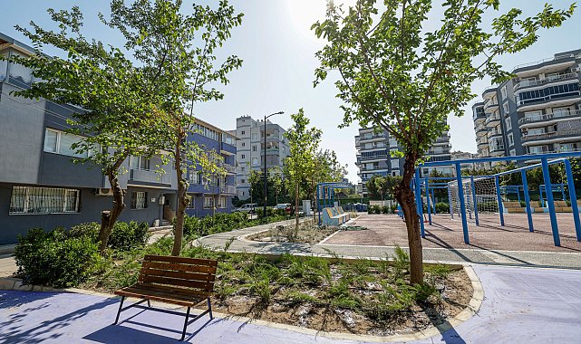 Buca Yenigün Mahallesi’ndeki atıl alan parka dönüştürüldü