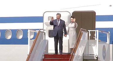 Çin Devlet Başkanı Xi, Kırgızistan’a geldi