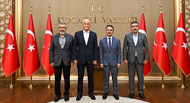 Eski Emniyet Genel Müdürü Lekesiz ve Merkez Valilerden Vali Aktaş’a ziyaret