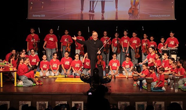 Gaziantep’te Uluslararası Çocuk Müzik Kampı tamamlandı