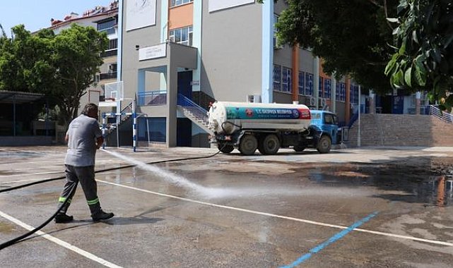 Gazipaşa’da okullar yeni döneme hazırlanıyor