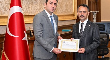 İl Göç İdaresi Müdürü Ülker'den Vali Aktaş'a veda ziyareti