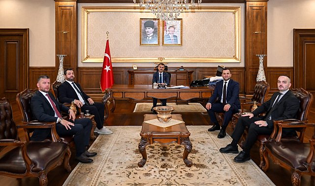 İş insanı Fatih Sultan Aşam ve beraberindeki heyet, Vali Aktaş'ı ziyaret etti