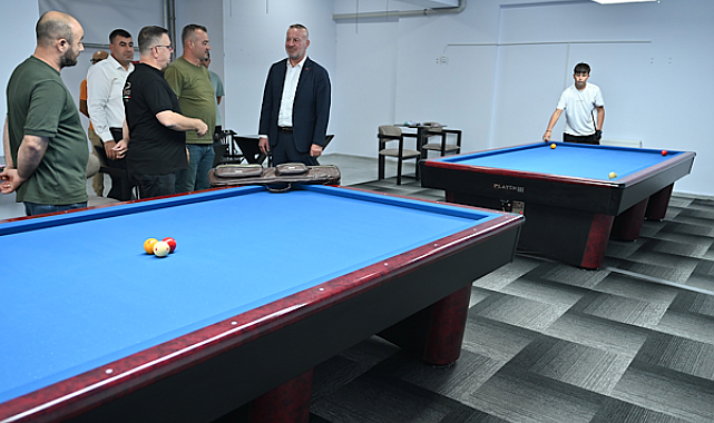 Karacabey Belediye Spor Kulübü’nde bilardo branşı açıldı