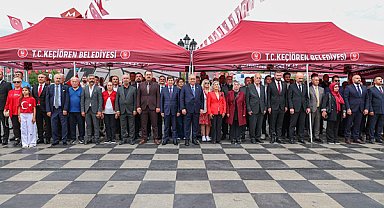 Keçiören’de 30 Ağustos Zafer Bayramı için çelenk sunma töreni düzenlendi