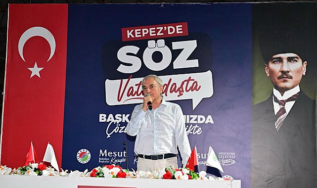 Kepez’de vatandaş buluşması Habibler Mahallesi’nde yapıldı