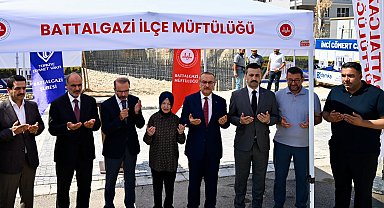 Malatya’da İnci Cömert Camii’nin temeli dualarla atıldı