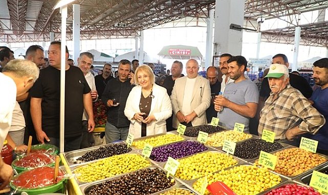 Menderes Belediye Başkan Vekili Şen, pazar esnafını ziyaret etti