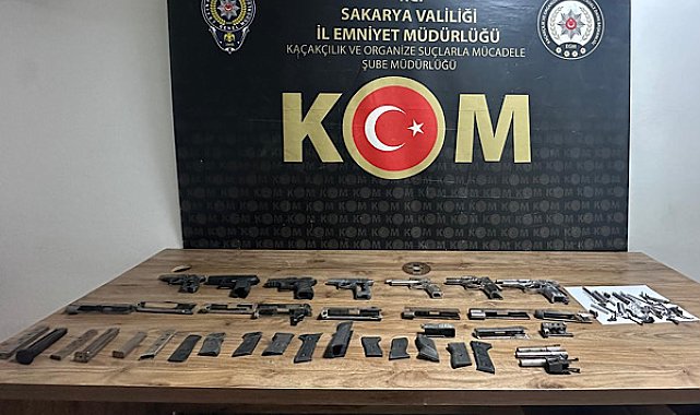 Sakarya’da silah kaçakçılığı operasyonunda bir şüpheli yakalandı