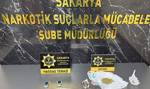 Sakarya’da uyuşturucu satışı operasyonunda 3 şüpheli yakalandı