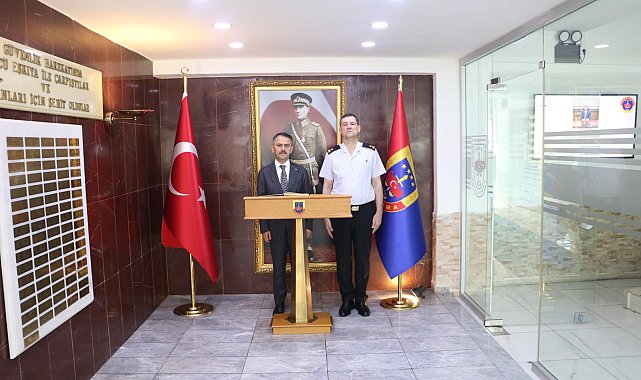 Vali Aktaş’tan İl Jandarma Komutanı Avcı’ya hayırlı olsun ziyareti