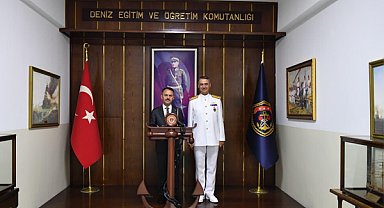 Vali Aktaş’tan Tümamiral Darcan’a ziyaret