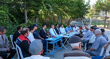 Vali Çiçek, Sarıveliler ve Başyayla’da ziyaretler gerçekleştirdi