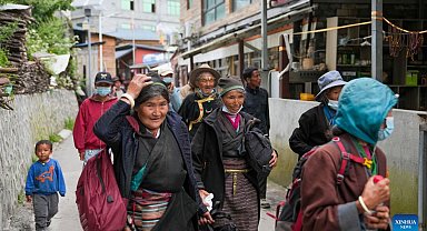Xizang’da heyelandan etkilenen sakinler ve turistler tahliye edildi