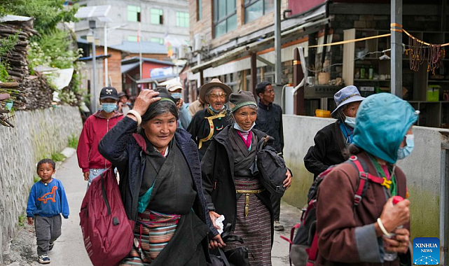 Xizang’da heyelandan etkilenen sakinler ve turistler tahliye edildi