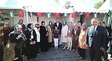 AK Parti İstanbul İl Kadın Kolları’nın Gazze için düzenlediği hayır çarşısı sona erdi