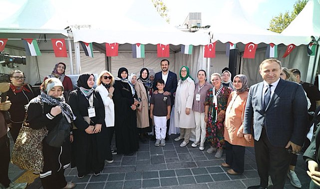 AK Parti İstanbul İl Kadın Kolları’nın Gazze için düzenlediği hayır çarşısı sona erdi