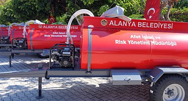 Alanya Belediyesi’nden kırsal mahallelere 6 yangın söndürme tankeri