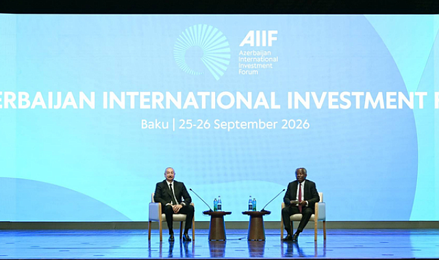 Aliyev, 2. Azerbaycan Uluslararası Yatırım Forumu’na katıldı