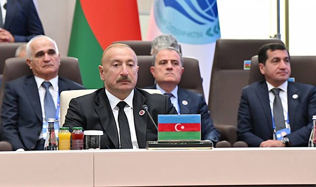 Aliyev: Azerbaycan, egemenliğini tamamen kendi çabalarıyla geri kazandı