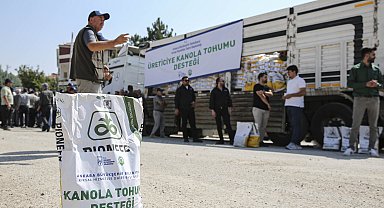 Ankara’da 583 çiftçiye yüzde 50 hibeli kanola tohumu desteği