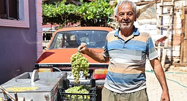 Antalya Büyükşehir’den Elmalı’daki üzüm üreticilerine makine desteği
