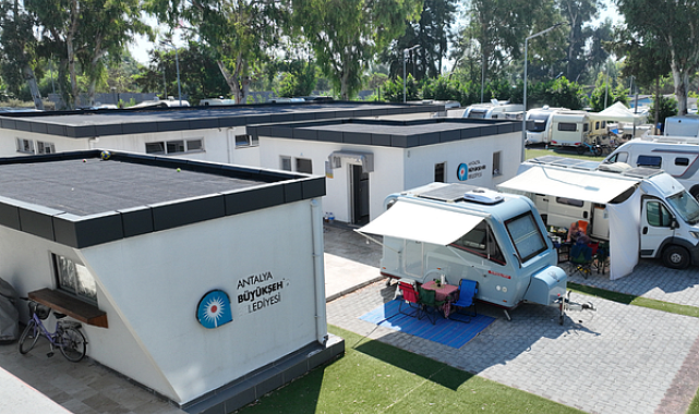 Antalya Karavan Park, karavan tutkunlarının buluşma noktası oldu