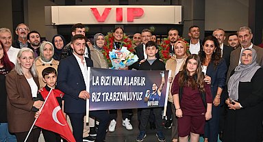 Avrupa şampiyonu Havvanur Kethüda Trabzon’da karşılandı