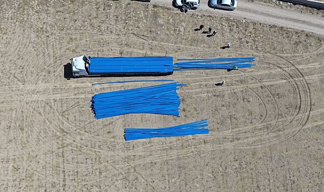 Ayanıs Mahallesi’ne 21 kilometrelik içme suyu hattı döşendi