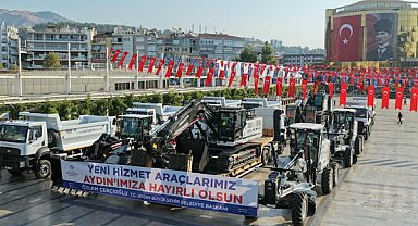  Aydın araç filosuna 14 yeni hizmet aracı kattı