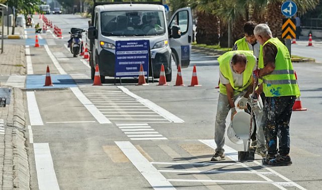 Aydın’da 11 kilometrelik bisiklet yolu için çalışmalar başladı